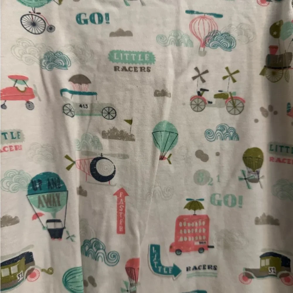 Magnificent Baby Size 9 Months Gender Neutral Vehicle Air Balloon Footie Pajamas